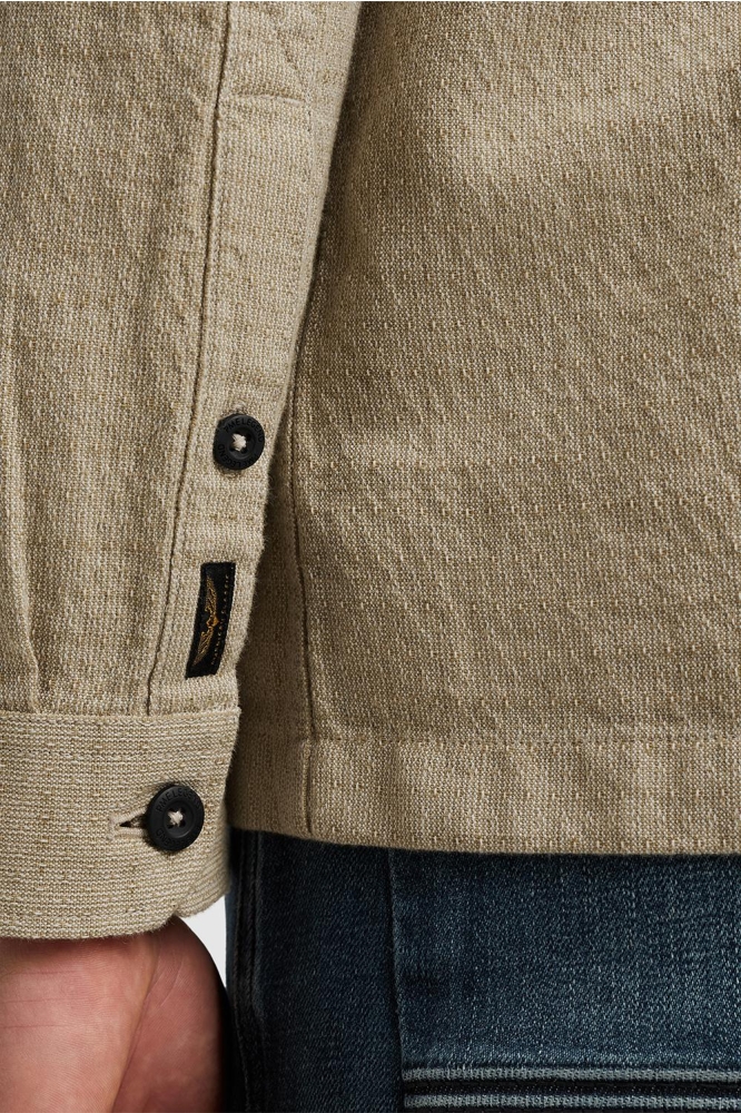 SHIRT JACKET VAN EEN KATOEN EN LINNEN BLEND PSI2504203 6386